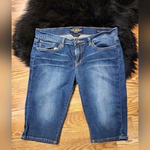 Lucky Brand Brigitte Bermuda Jean Shorts Size 12/31